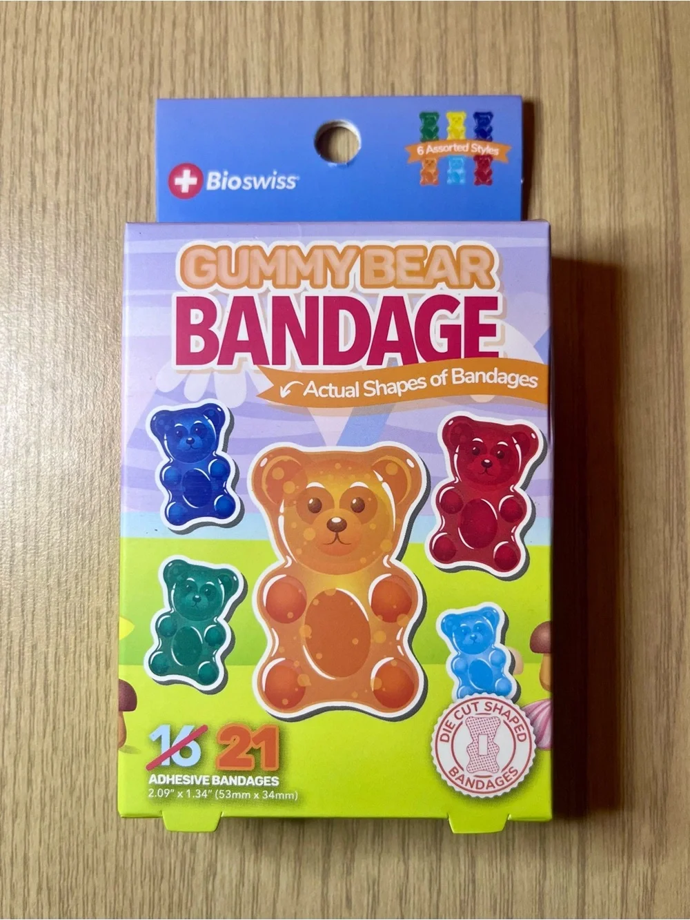 Gummy Bear Bandage Pack of 21 - Multicolor